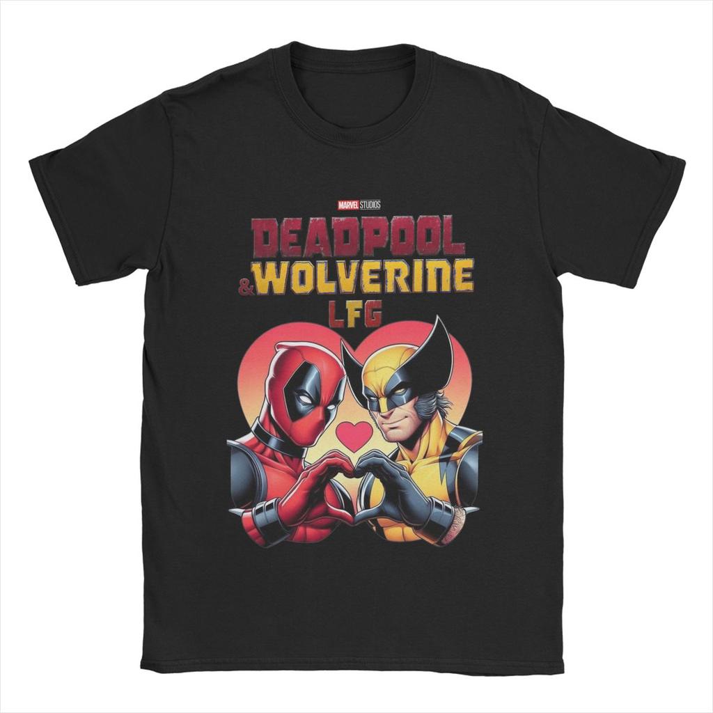 Summer Deadpool & Wolverine Men Women T Shirts Outfits Vintage Tees T-Shirt Pure Cotton New Arrival Clothes