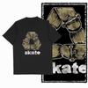 Coolmind YD Skateboard Cotton Exclusive Graphic Men T Shirt for Men Cotton Big Size Skate Cool BLACK Men's Novelty Tee Shirt