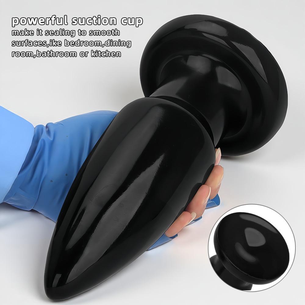Sharp Pointed and Oversized Anal Plug Suction Cup Anal Sex Product Toy Anal Expansion  Oversized Dildo  Male and Female