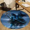 Avatar Pattern Round Rug, Indoor/Outdoor Mat, for Picnic, Gameroom, Bedroom, Office, Living Room, Home Decor Carpet, Birthday Gift