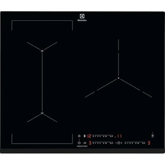 Plaque à induction - ELECTROLUX - LIS62341 - 60 cm - 3 zones de cuisson - SenseBoil