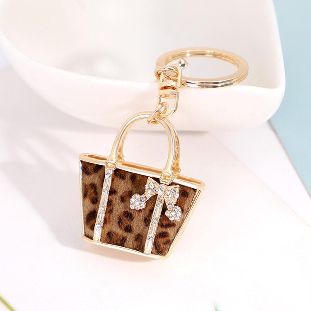 Fashion Bag Shape Alloy Plating Women Keychain Jewelry Gift