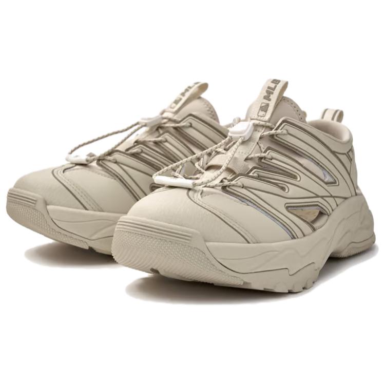 MLB New York Yankees Big Ball Chunky Field Mask Fashion Comfortable Non-Slip Breathable Water Shoes Unisex Shoes Beige 3ASDC0153-50CRS