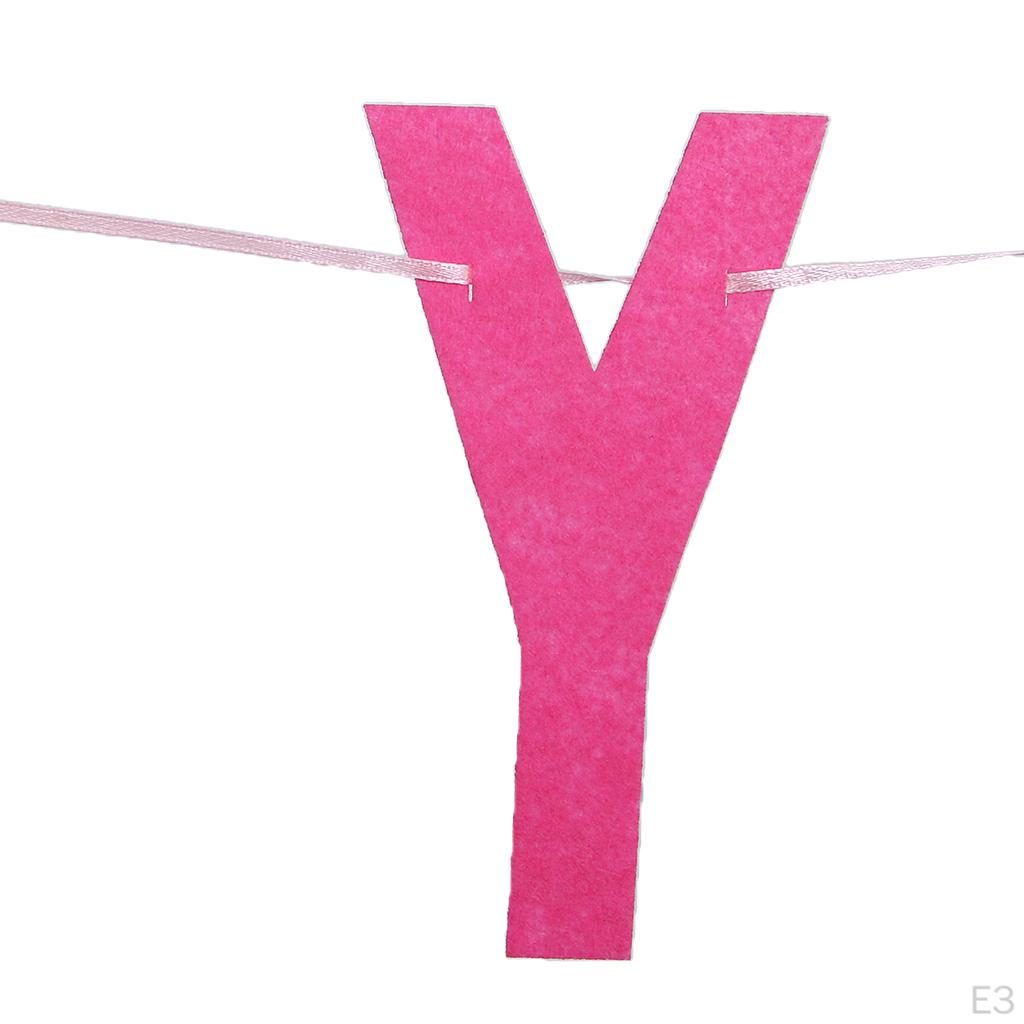 Baby Girl or Boy Felt Banner Shower Hanging Decoration