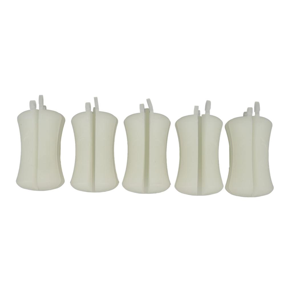 5PCS Portable Fishing Rod Fixed Ball Silicone Reusable Fishing Rod Beam Binding Fastener for