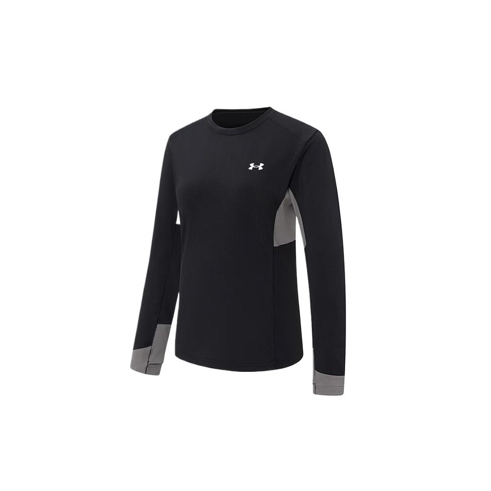 

Under Armour Hiking Casual Comfortable Sports Sweat-Wicking Crew Neck Long Sleeve T-Shirt Women Tops Dark-Twilight 14423272-0033 XS