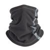 Men Women Winter Neck Warmer Windproof Reflective Neck Gaiter Adjustable Fleece Face Scarf Mask for Hiking Cycling Skiing