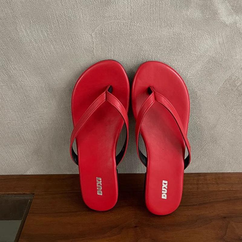 Fashion SUOJIALUN 2025 Summer New Brand Women Slipper Fashion Narrow Band Slip On Flip Flops Soft Flat Heel Outdoor Casual Dress Slides