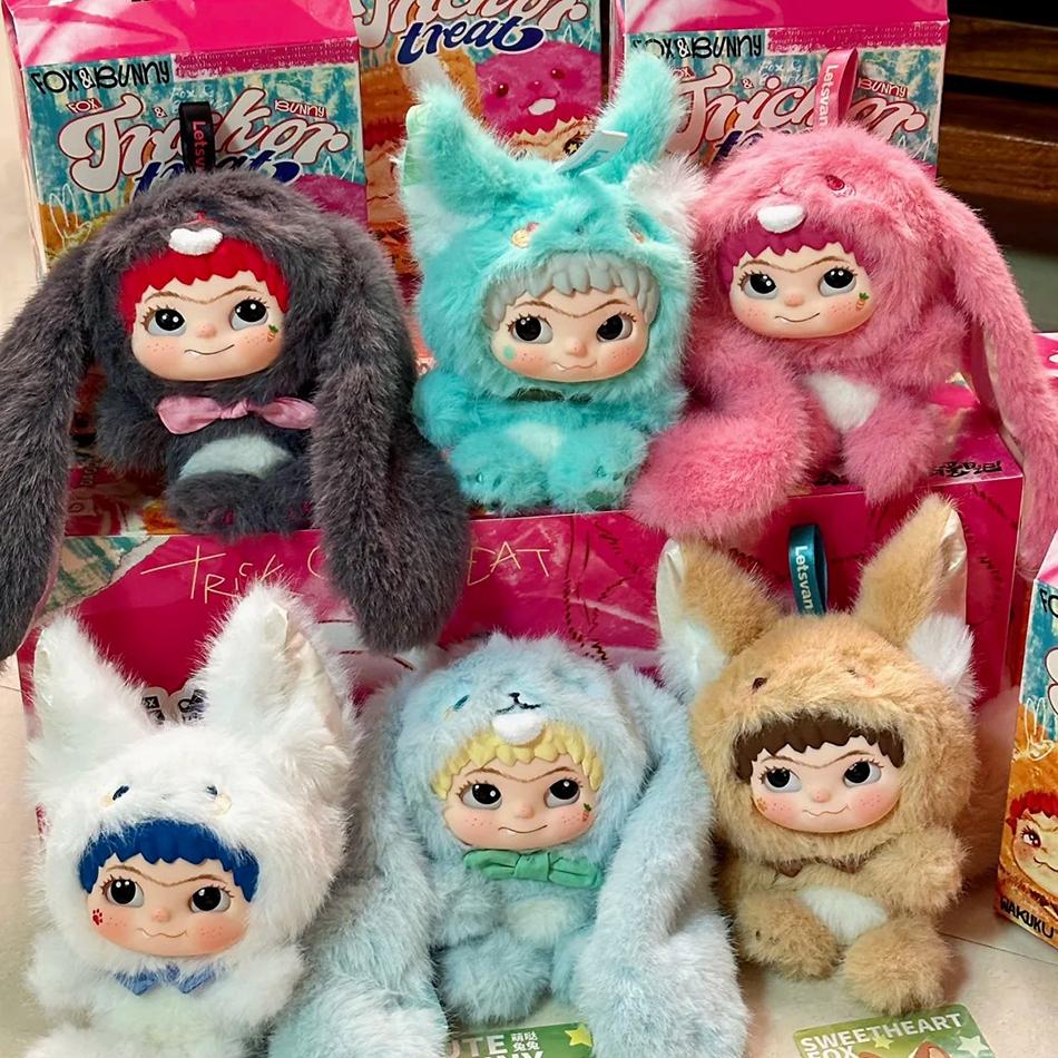 Wakuku V2 Aw Fuzzy Trend Fun Party Series Blind Box Doll Bag Pendant Pain Bag Decoration Ornament Mystery Box Cute Birthday Gift