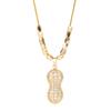 Lucky Peanut Necklace Women'S Chinese Style Retro Trend Versatile Zircon Pearl Pendant Jewelry