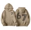 Men's Printed Hooded Long Sleeved Sweatshirt For Casual Sports Comfort