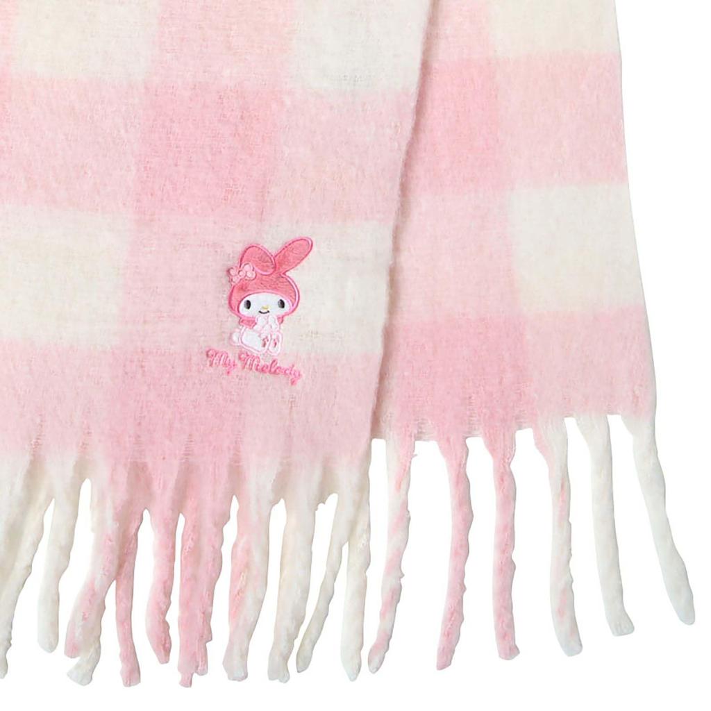 Sanrio My Melody Checkered Volume Scarf 283517