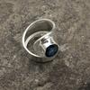 London Blue Topaz Gemstone 925 Sterling Silver Jewelry Handmade Ring For Women RR-2-2