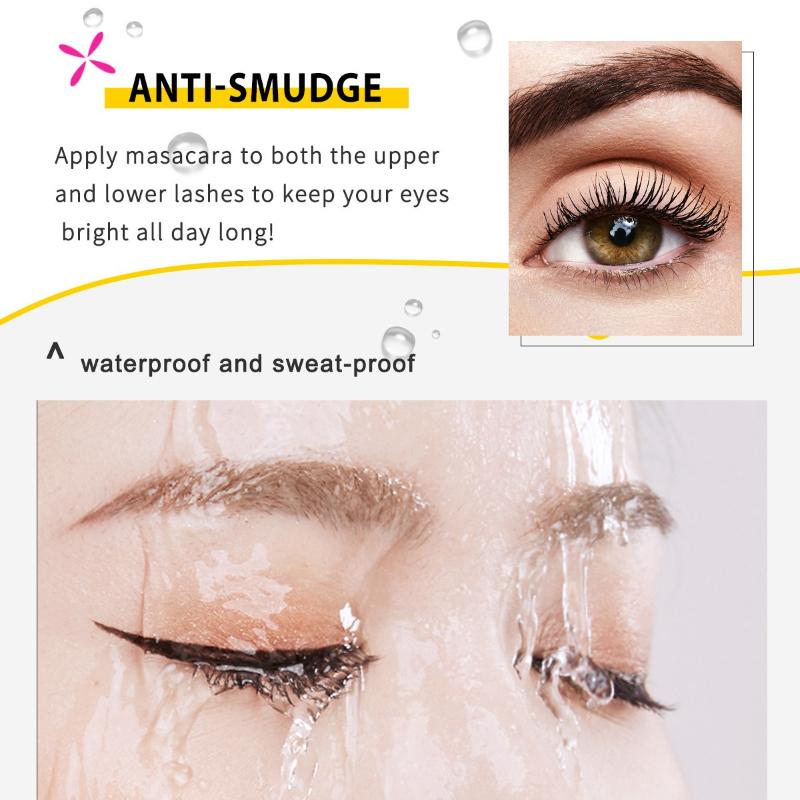Slim Mascara Is Waterproof, Non-smudge, Thick, Curly, Long-lasting, and A Natural Daily Eyelash Primer