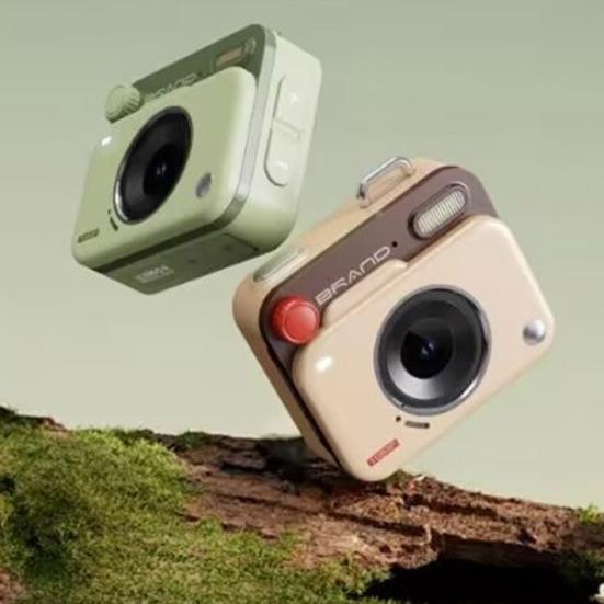 Mini digitální fotoaparát s 1,77palcovým IPS displejem 1080P Retro CCD fotoaparát s poutkem Nahrávání videa Pořizování fotografií Děti Dospělí Palcový fotoaparát Hračka