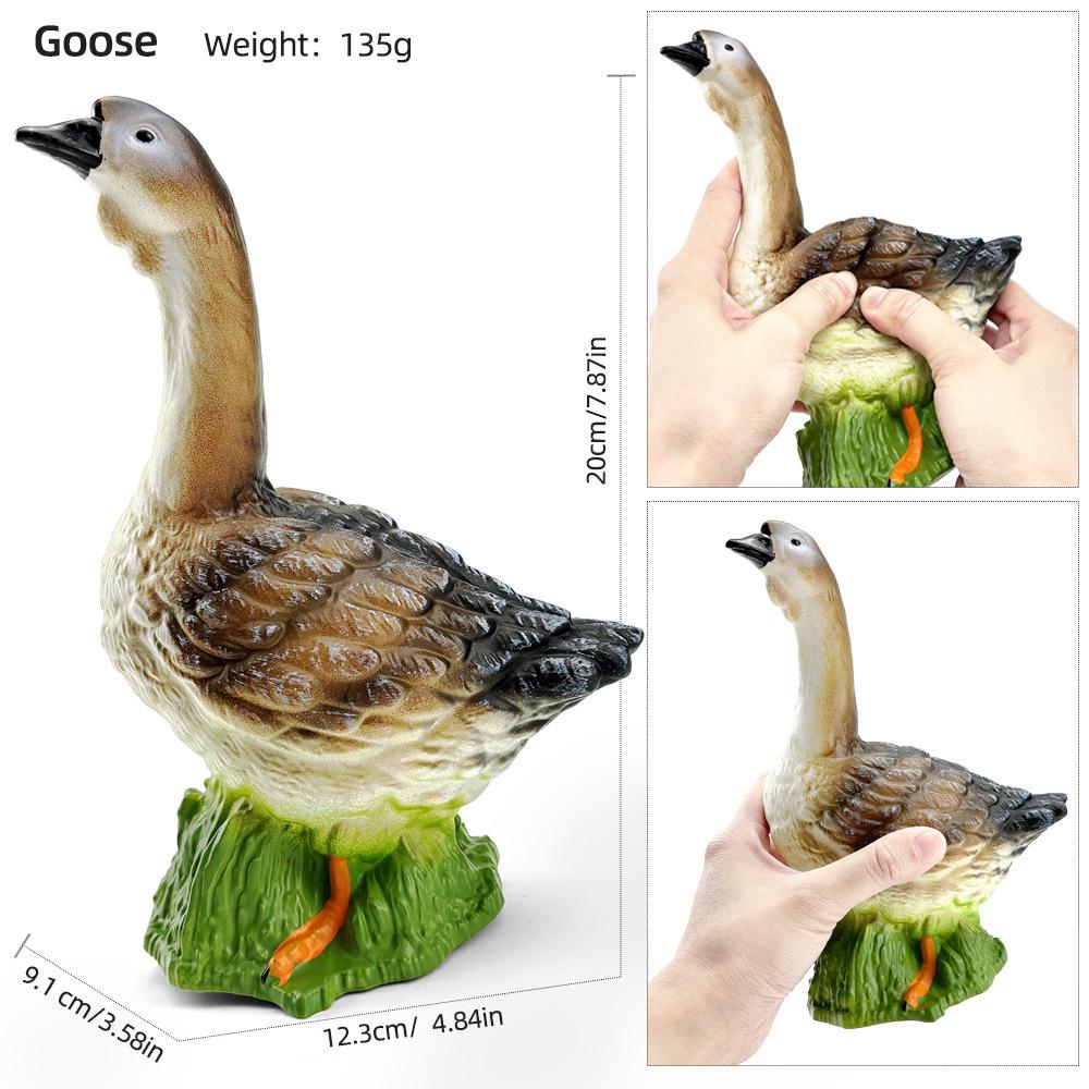"1-9 inch Plastic Animal & Dinosaur Model Toy Set"