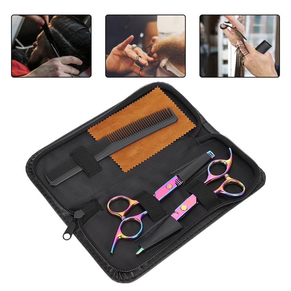 Professional Hair Cutting Scissors Stainless Steel Barber Salon Hairdressing Shear Set