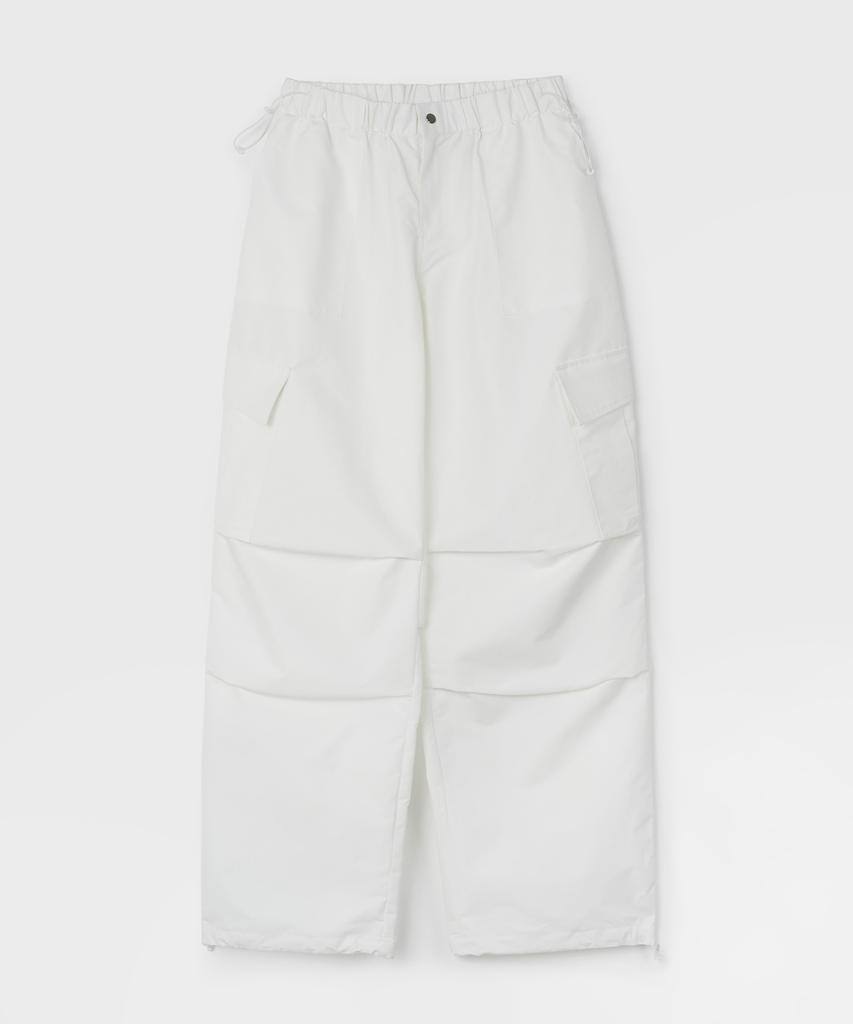 KIIMUIR (Women) Parachute String Cargo Pants_White