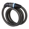 YEWILD Bicycle Wire High Cut Zinc 115cm 9mm for Road and Hybrid Bikes Lock, Lock, 4-Digit Dial, Anti-Theft, Sturdy, Resistance, Alloy, Waterproof,