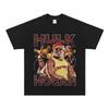 Hulk Hogan Retro Wrestling T-Shirt Y2K Vintage Graphic Top Casual Punk Streetwear Fashion Athletic Tee for Nostalgic Fans Skate