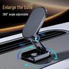 Adjustable Magnetic Alloy Car Phone Holder with Multi-Angle Rotation and Folding Design