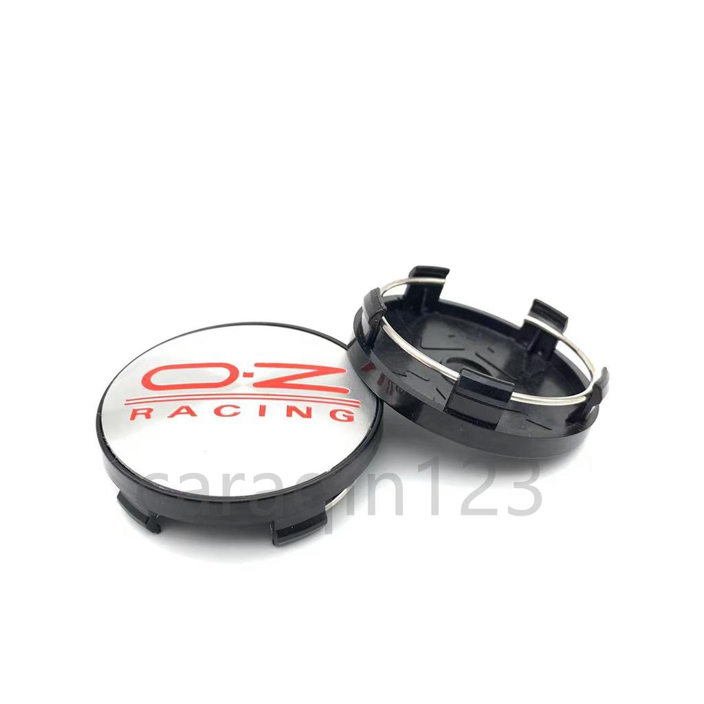 4 ΤΕΜΑΧΙΑ 60mm OZ Racing Καλύμματα Κέντρου Τροχού Αυτοκινήτου Σήμα Εμβλήματος Λογότυπο Τροχού Ετικέτα Αξεσουάρ Στυλ Αυτοκινήτου