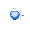 30Pcs Acrylic Heart Shape Beads Loose Spacer Beads for Jewelry Making DIY Bracelets Necklace