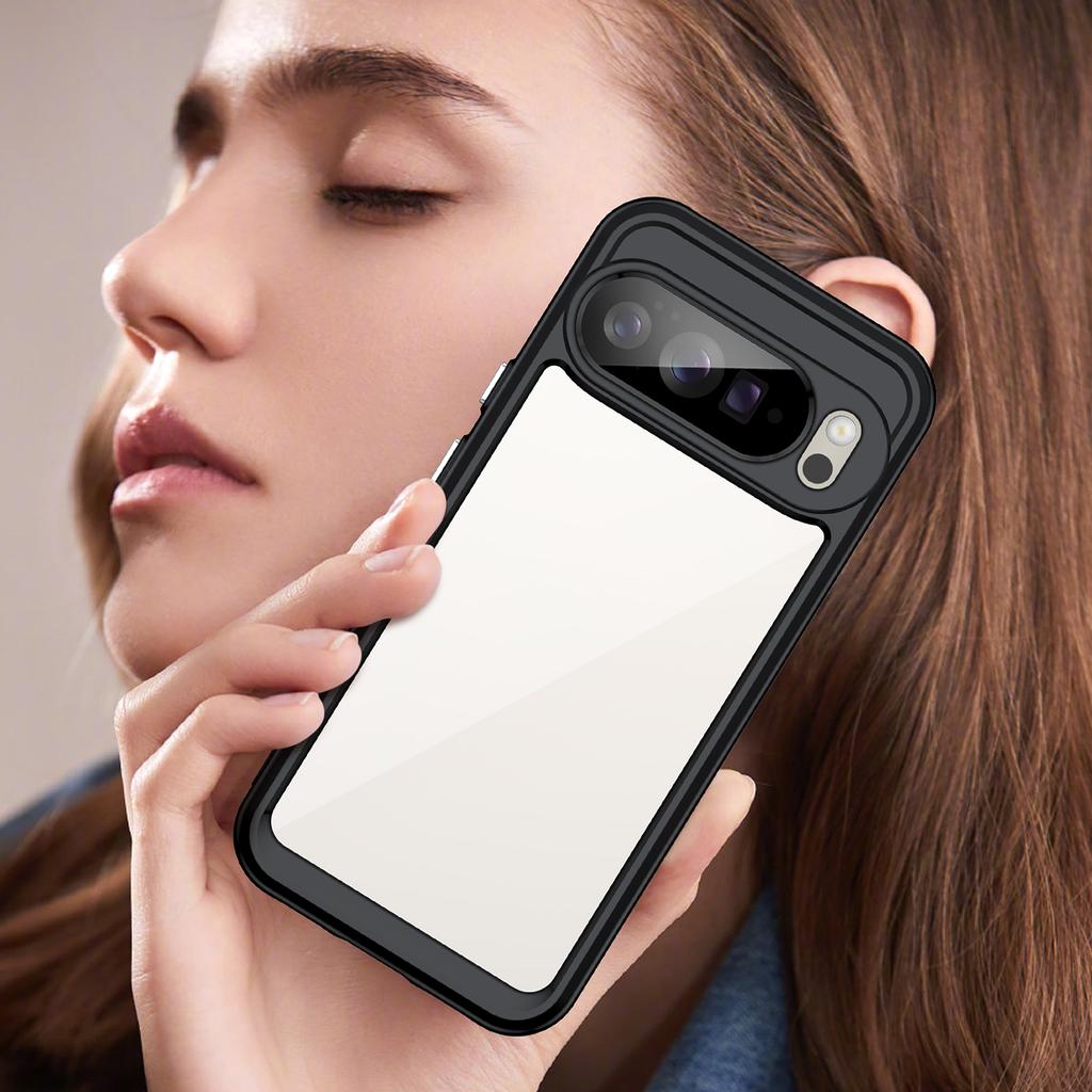 For Google Pixel 10 Pro XL Case TPU+Acrylic Protective Clear Phone Cover