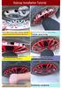 Panda MINI Hub Cap 13-Inch Decorative Wheel Cover & Dust Protector