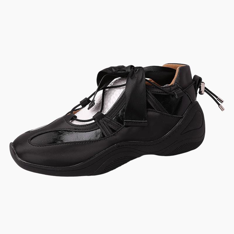 Fashion niche fashion strap ballet sneakers women's 2025 summer new comfortable casual platform shoes