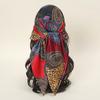 Design Paisley Print Satin Square Scarf Silk Headband Woman Muslim Hijabs Lady Fashion Hair Wraps Islimic Turban Bandana 85*85cm