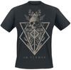 Camiseta con Logo de Calavera en Llamas para Hombre Mujer Vintage Metal Rock Banda Gráfico 100% Algodón Verano Streetwear Superior