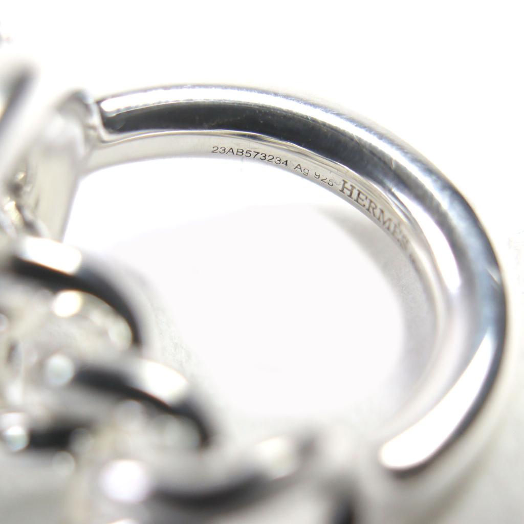 Inel HERMES Excelent Inel Croisette Accesorii Argint AG925 Folosit