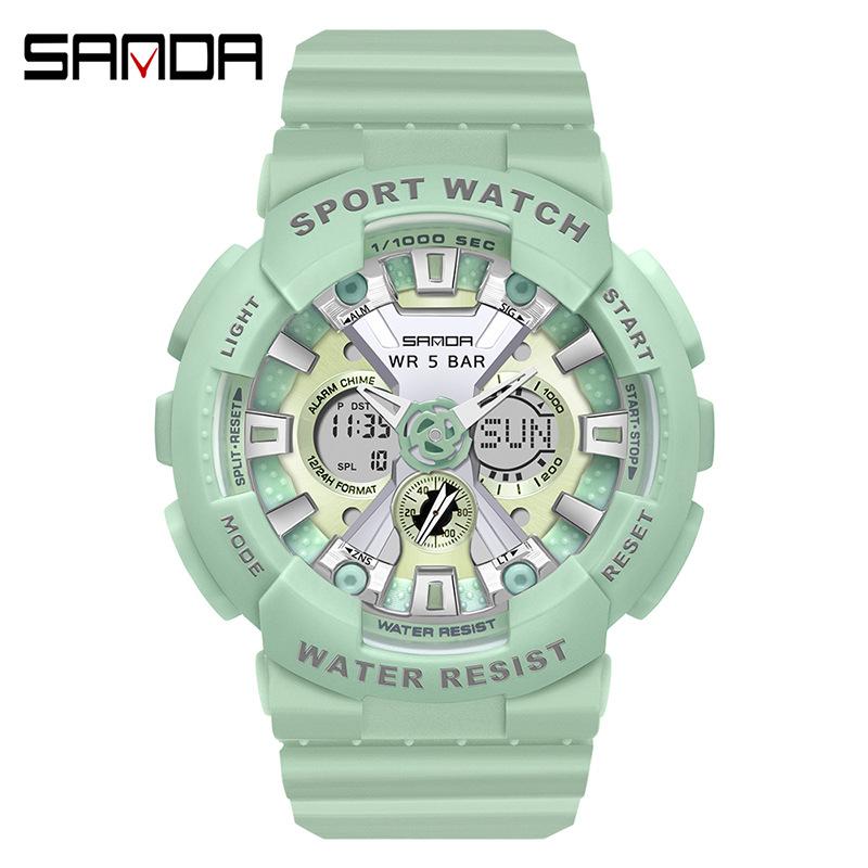 Women Men Watch Sports Dual Display 50M Waterproof Digital Wrist Watch For Male Female Clock relogio feminino High Quality 2025