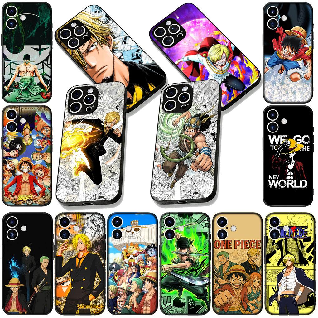 Cover for Xiaomi Redmi Note 12 11 10 Pro 10A 10C 12C 14C A4 Note12 5G Phone Case Cartoon Sanji One Luffy Piece Roronoa Zoro