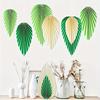 9PC/Set Mixed Color Boho Leaf Design Classroom Classroom Decorations Elegant Hanging Folding Leaves For Party 2 Colors
