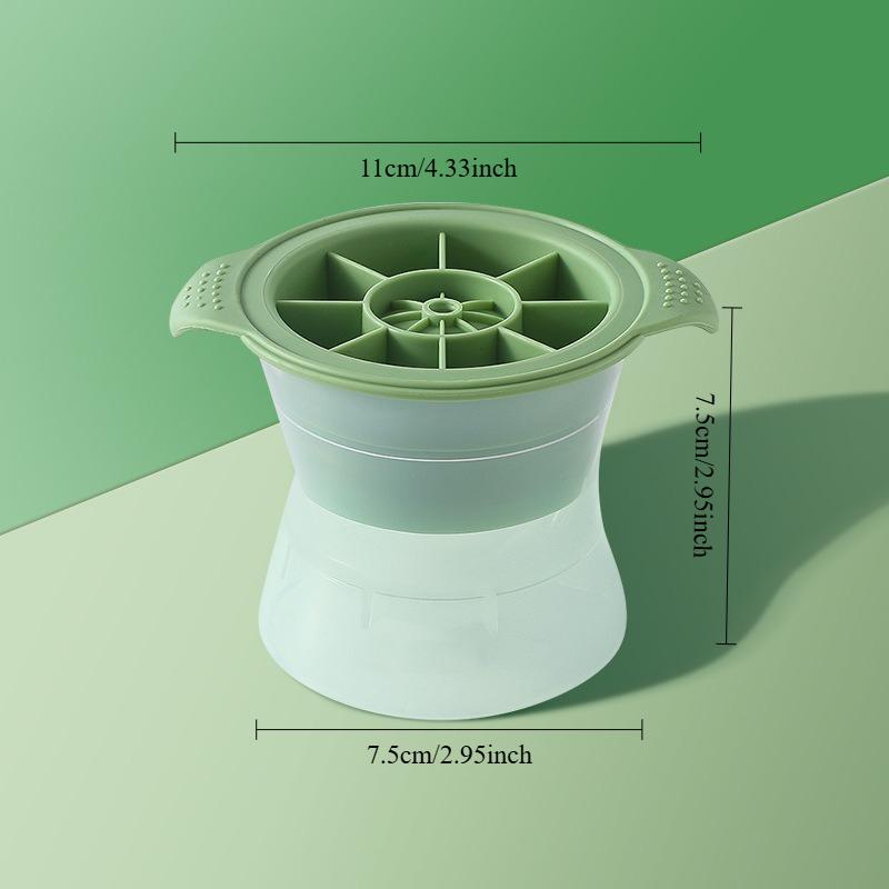 Whiskey Round Ice Cube Maker Silicone Ball Shape Spherical Ice Cube Mould Machine Quick Freezer Ice Mold Tray Kitchen Tools