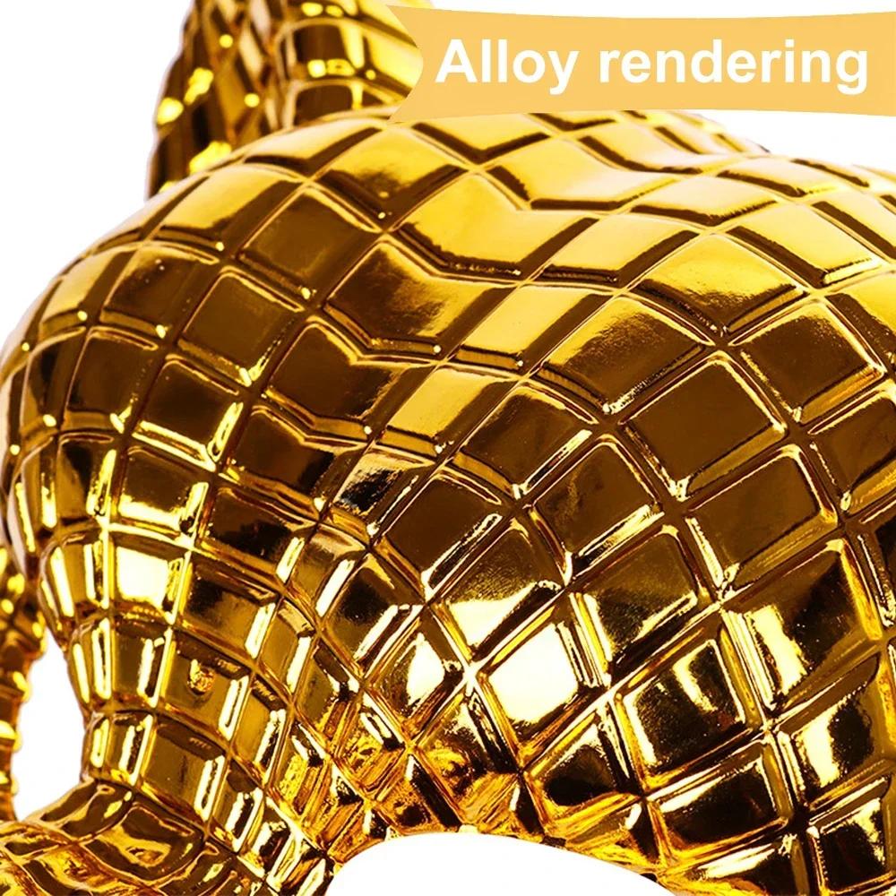 Exotic Golden Leopard Mask for Halloween & Stage Shows - Animal Cosplay Accessory