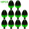 10Pcs High Buoyancy Fishing Floats Compact Fishing Bobbers Adjustable Fishing Buoy Fishing Floats Bobbers for Bass Trout Pike