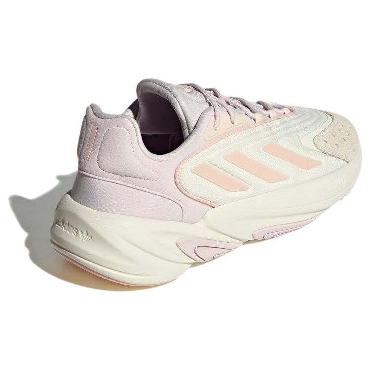 Adidas Originals Ozelia Leather Comfortable Versatile Minimalist Durable Breathable Low-Top Dad Shoes Unisex Sneakers Beige ID1124