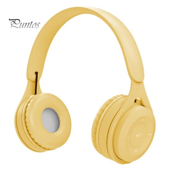 

Y08 Бездротова Bluetooth-сумісна HiFi стереонакладна гарнітура з мікрофоном жовтий