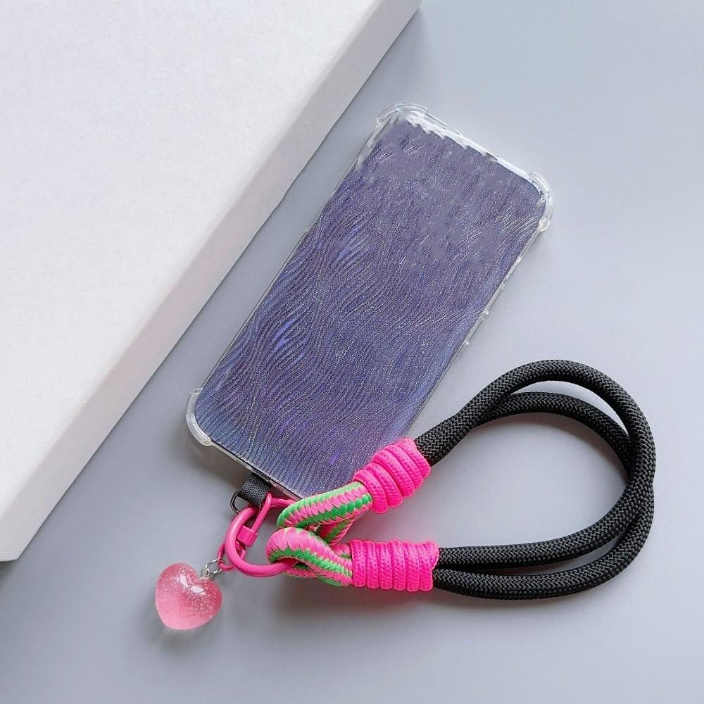 Anti Lost Mobile Phone Lanyard Love Keychain Mobile Phone Charm Phone Case Hanging