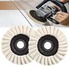Wool Polishing Wheel for Angle Grinder, Premium Felt Buffing Pad, High Density Disc for Marble Stone Metal Stainless Steel