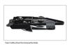 Changan CS85 Car Door Interior Handle Set - Front & Rear Door Lock Pull Accessories