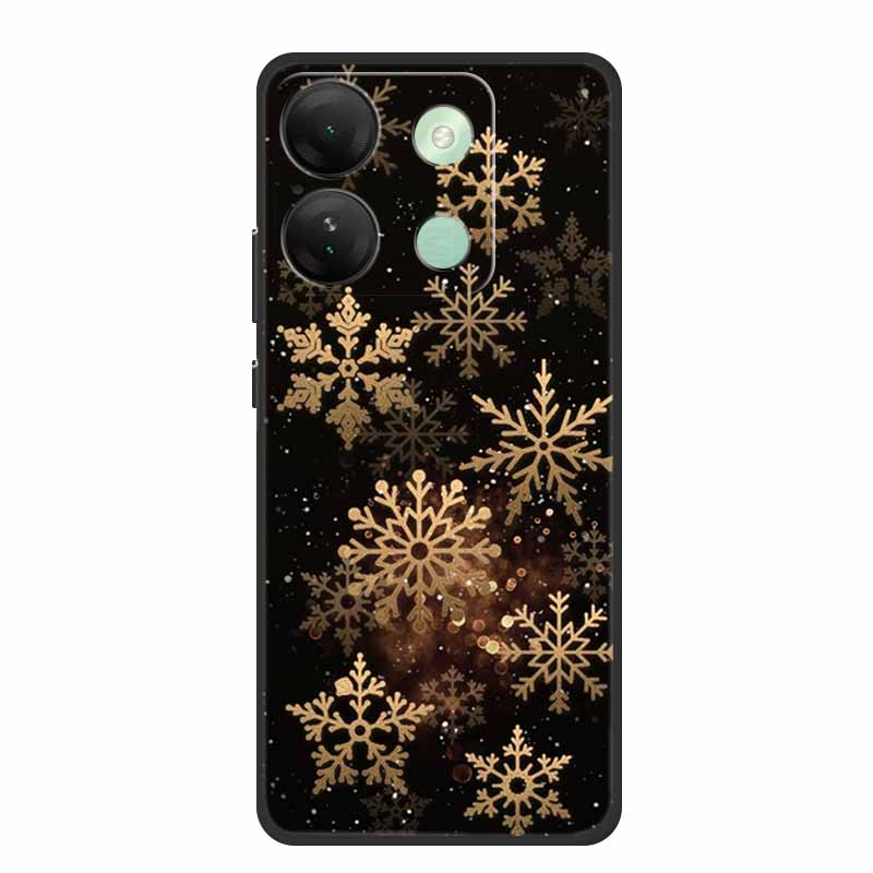 For Infinix Smart 7 HD Christmas Soft Case Silicone TPU Back Cover Phone Cases For Infinix Smart7 Plus X6516 Xmas New Etui Shell