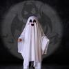 Scary Ghost Poncho Robe White Ghost Cosplay Costume Funny Halloween Cloak Cape  Stage Performance
