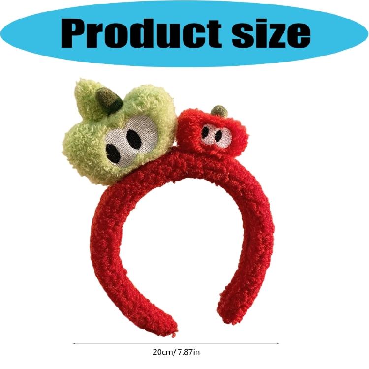Fashionable Fruit Headwear Lightweight Plush Fabric Hair Band Props For Outdoor Activity And Daily Styling Tool