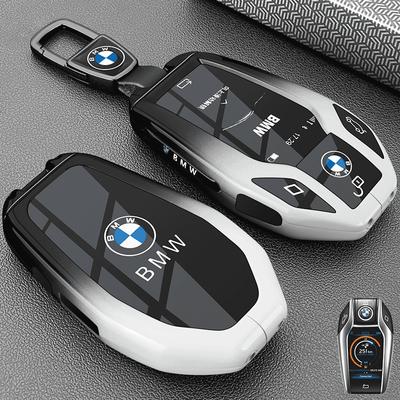 MZFK7 LCD Keycase Touch Screen Car Key Bag Buckle Shell Suitable for 5 Series 535le 7 Series 730li 740 8/6 Series GT X3 X4 X5 X7
