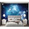 Galaxy Starry Wall Mural Removable Starry Sky Wall Sticker Modern Living Room Bedroom Home Decor Wallpaper