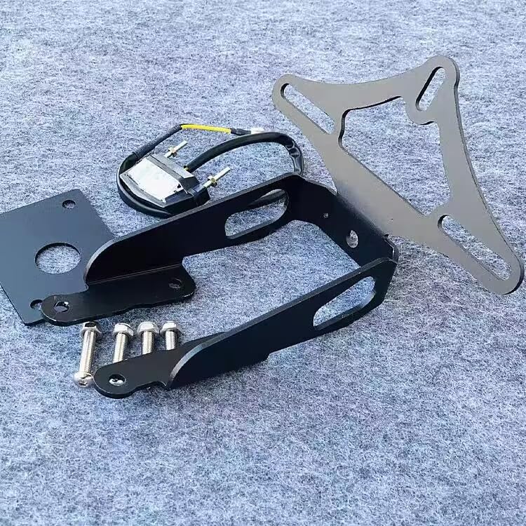 Nummerskyltshållare Bakre Bakre Ram Stänkskärmsborttagare Fäste Kompatibel Med Ninja Z 650 NINJA650 Z650 2017 2018 2019 2020 2021 2022